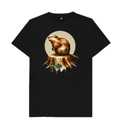 Black Wild Beaver | Men's T-Shirt