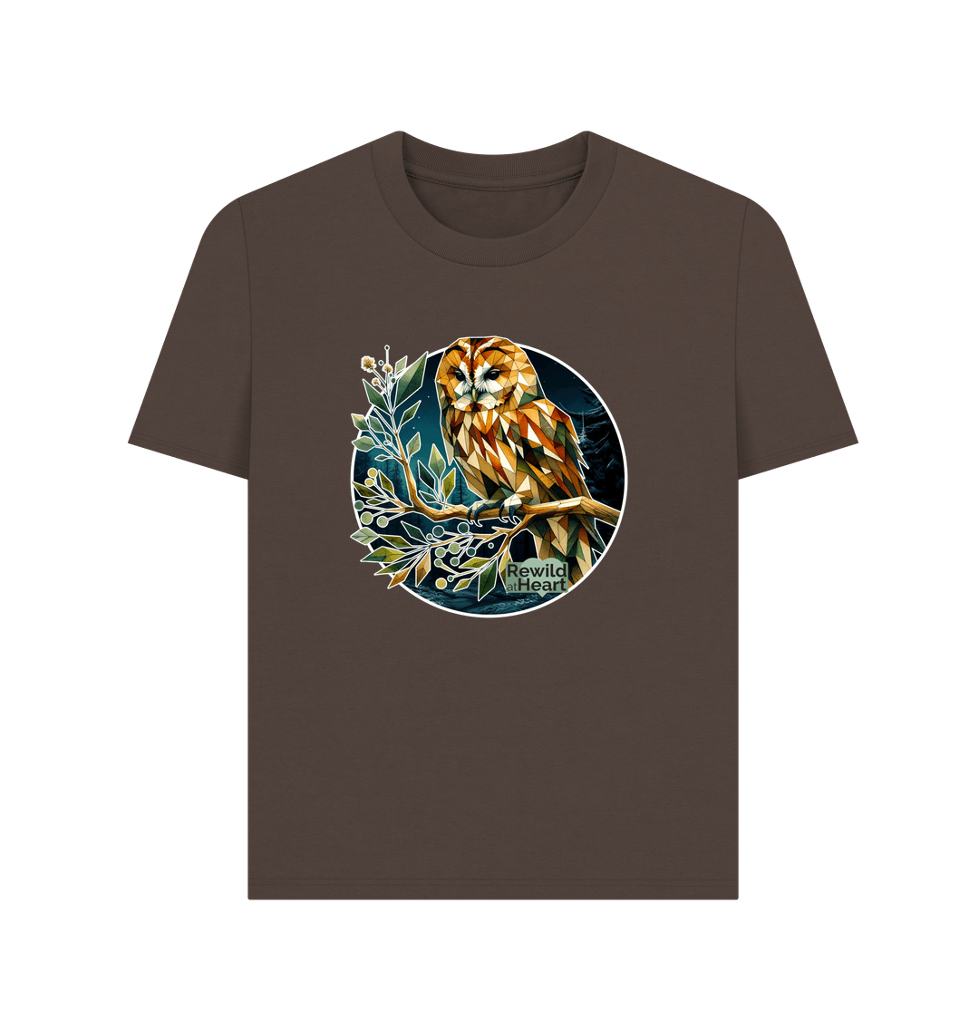 Chocolate Tawny Owl Women's Classic T-Shirt