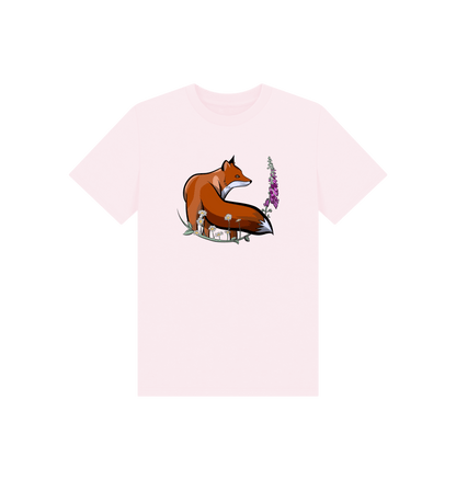 Pink Printed Kids T-Shirt Front