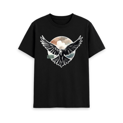 Black Printed T-shirt Front