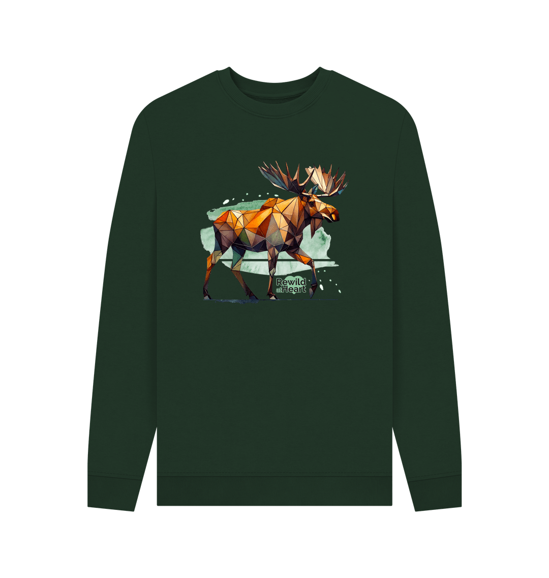 Evergreen Mighty Moose Mosaic Men's Jumper