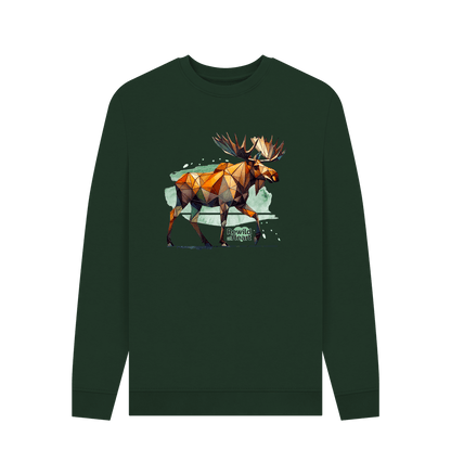 Evergreen Printed Sweater Front