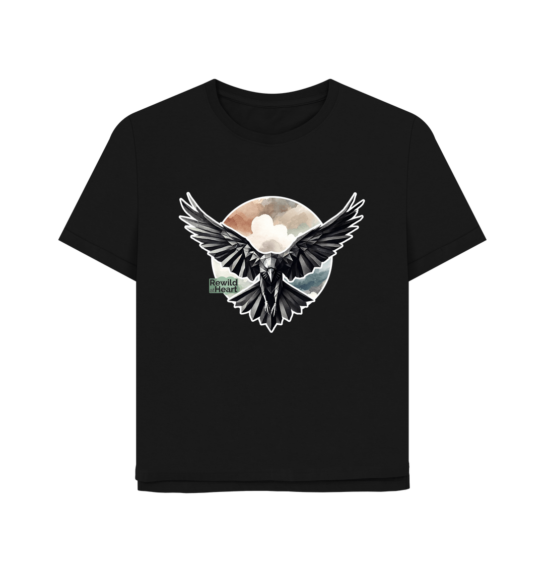 Black Raven Flight Women's Relaxed-Fit T-Shirt