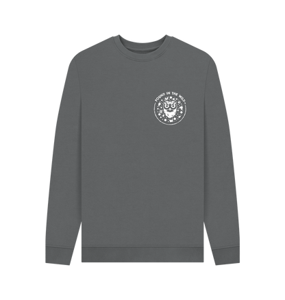 Slate Grey Printed Sweater