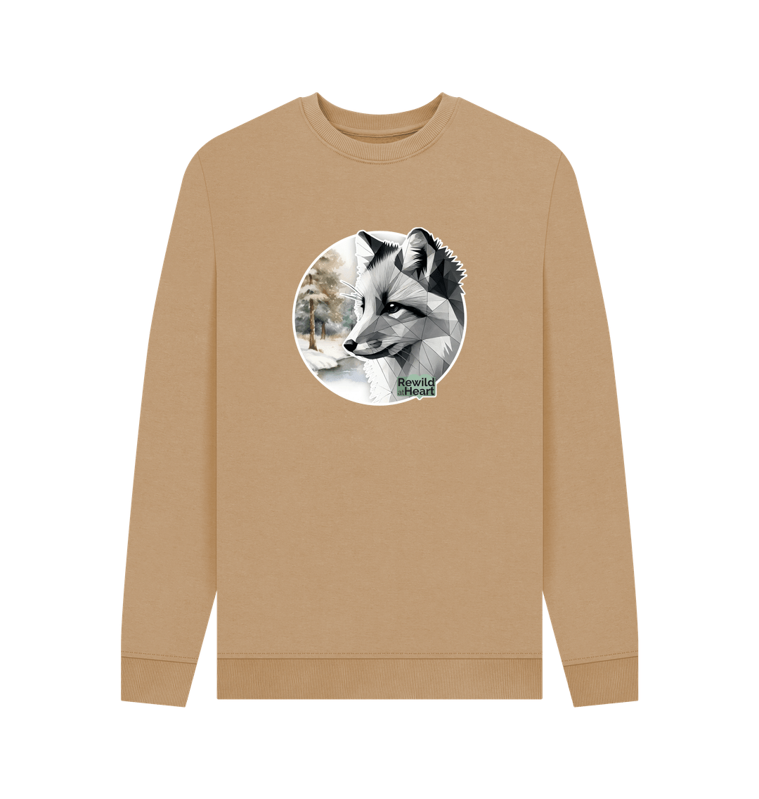 Sand Silent Arctic Fox Men's Sweater