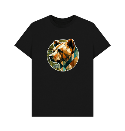 Black Brown Bear Forest Men's T-Shirt