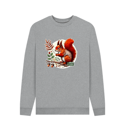 Light Heather Red Squirrel Oak Men's Sweater