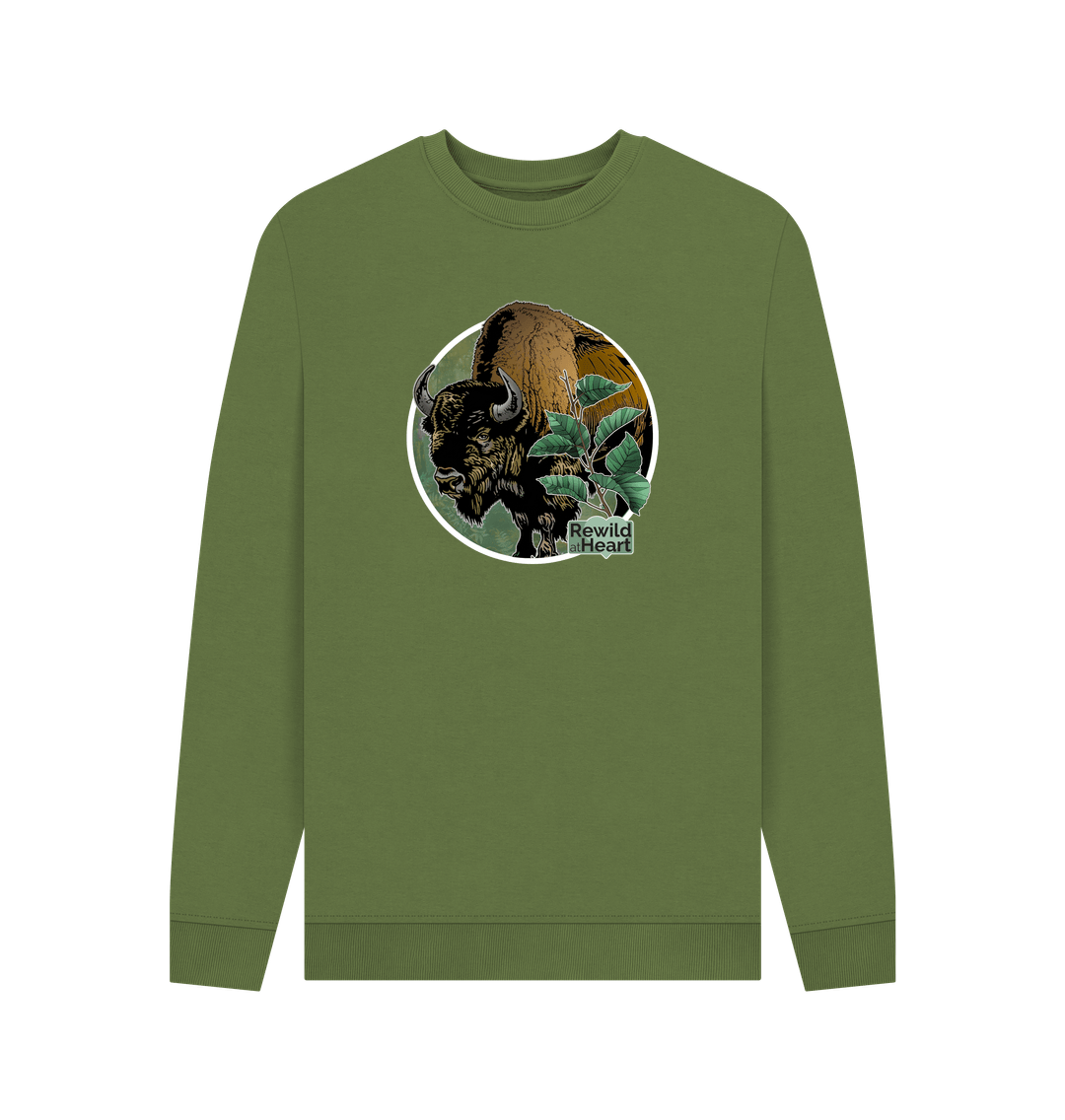 Khaki Bison Woodland Men's Sweater