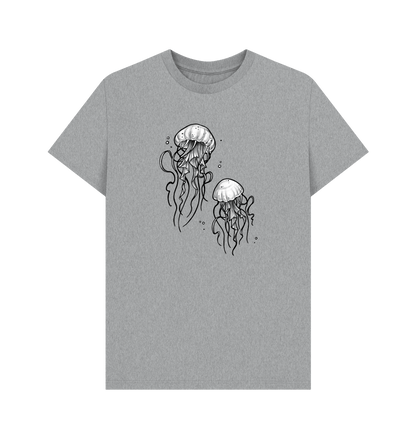 Athletic Grey Printed T-shirt Front