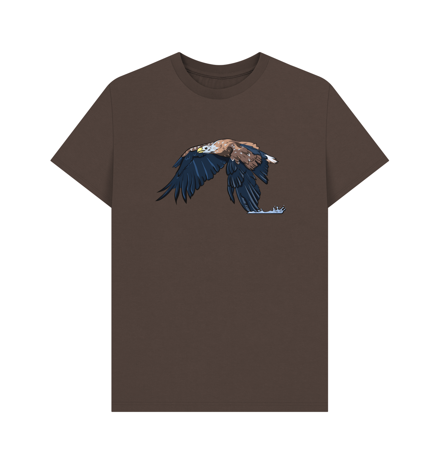 Chocolate Printed T-shirt Front