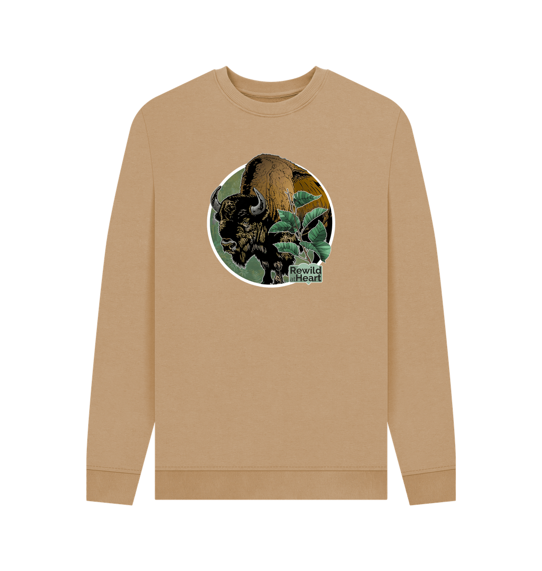 Sand Bison Woodland Men's Sweater