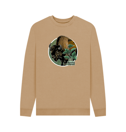 Sand Bison Woodland Men's Sweater