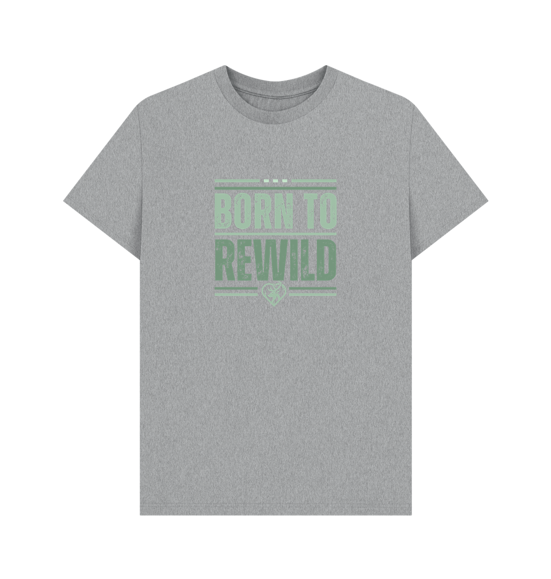 Athletic Grey Born to Rewild Men's Classic T-Shirt