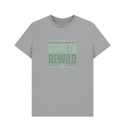 Athletic Grey Born to Rewild Men's Classic T-Shirt