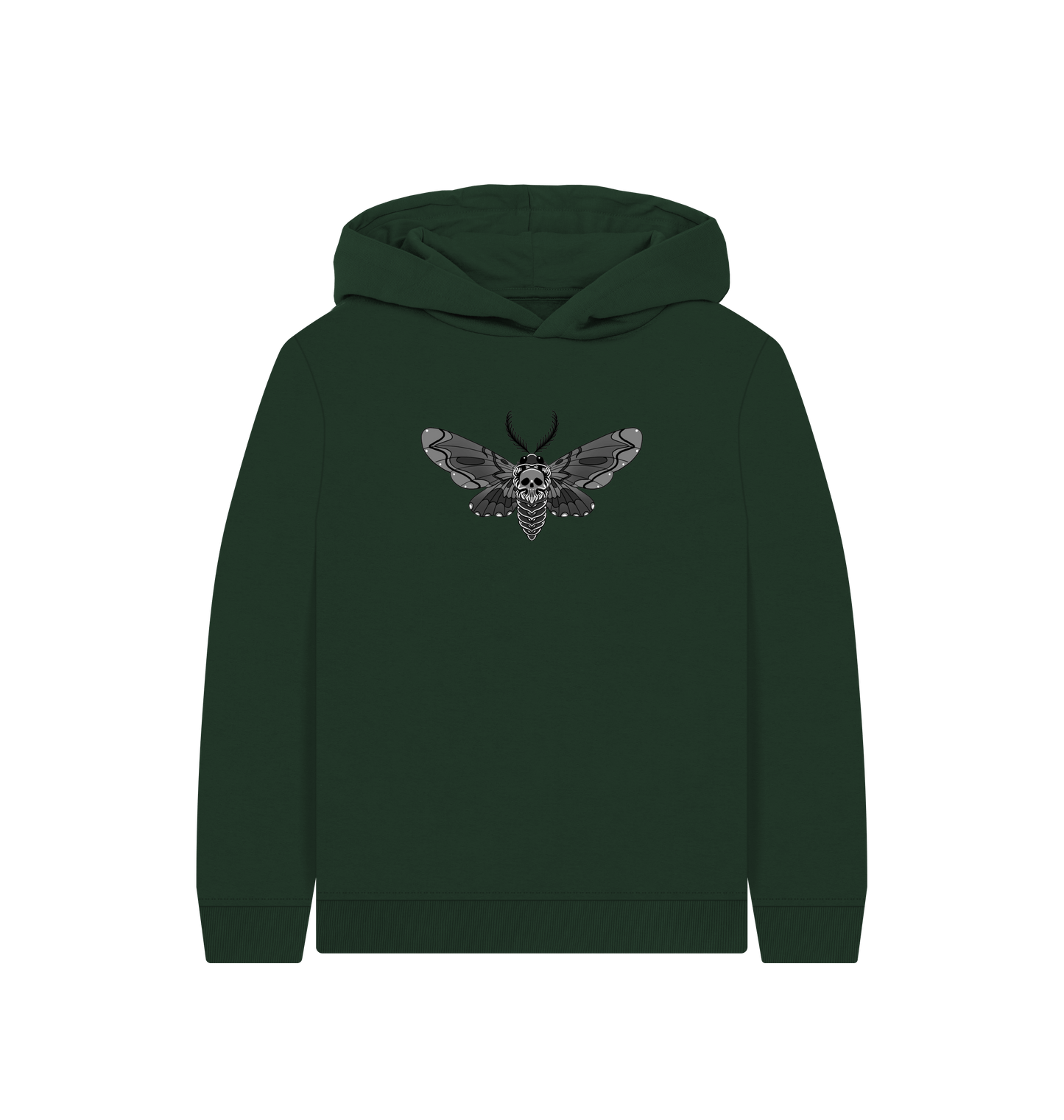 Evergreen Printed Kids Hoodie Front