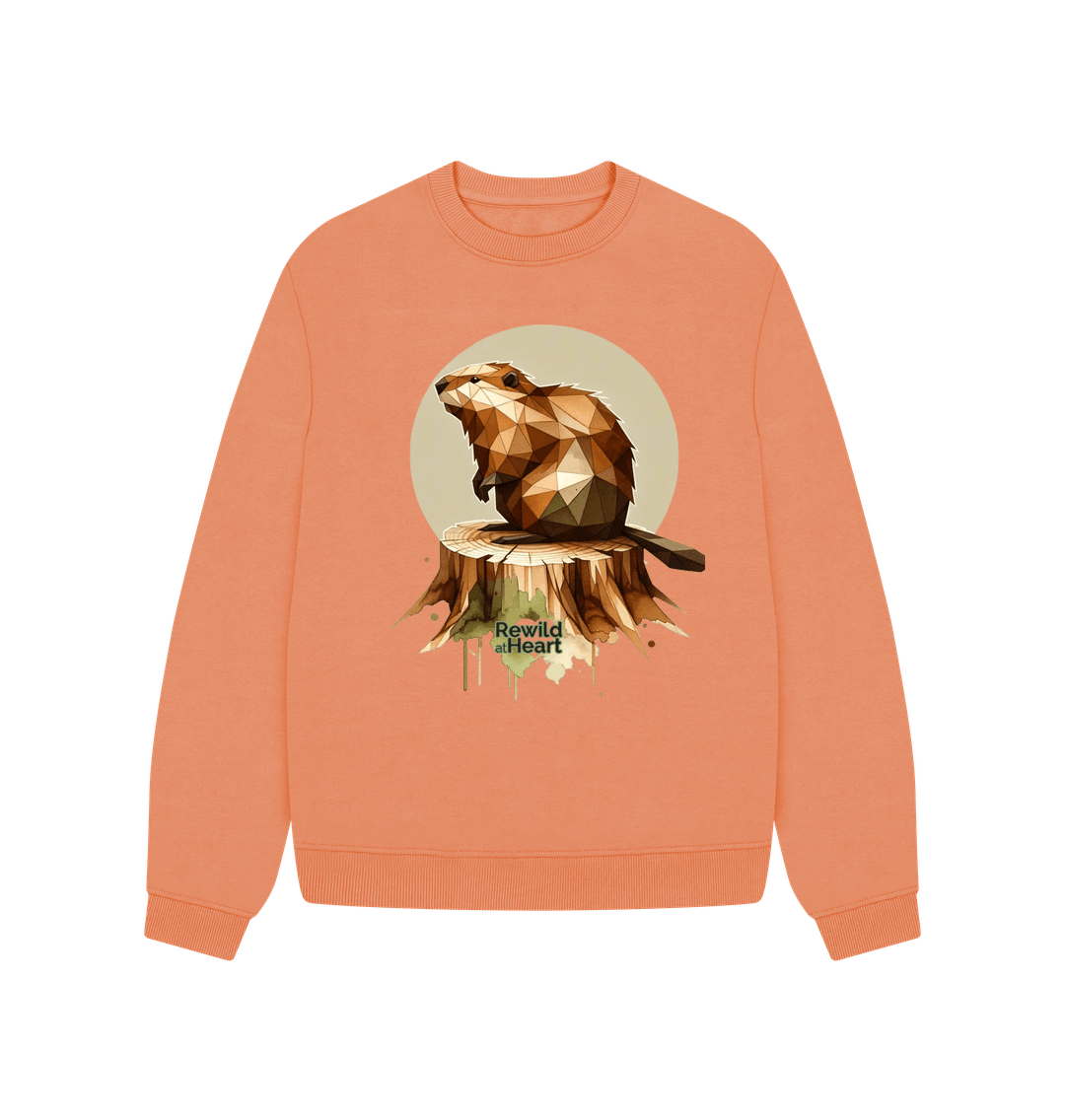 Apricot Wild Beaver | Women's Oversized Jumper