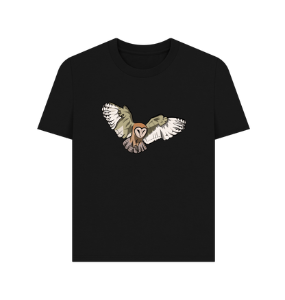 Black Printed T-shirt Front