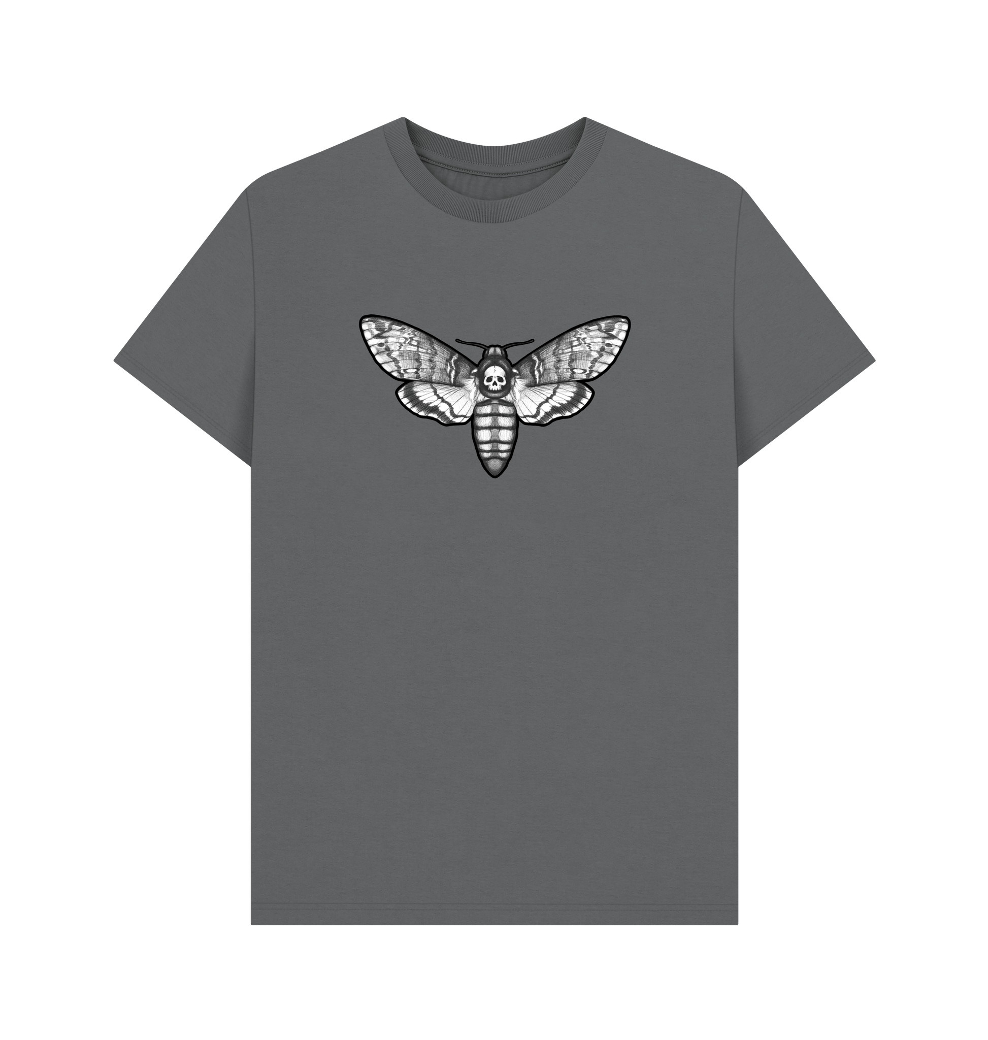 Slate Grey Printed T-shirt Front