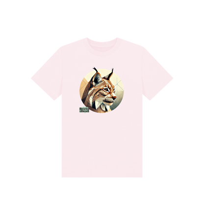 Pink Printed Kids T-Shirt Front