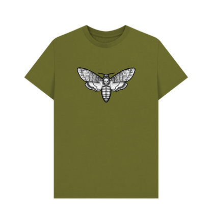 Moss Green Printed T-shirt Front