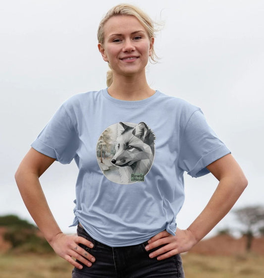 Silent Arctic Fox Women's Relaxed-Fit T-Shirt