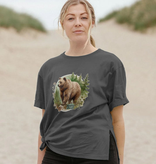 Brown Bear Wilderness Women's Relaxed-Fit T-Shirt