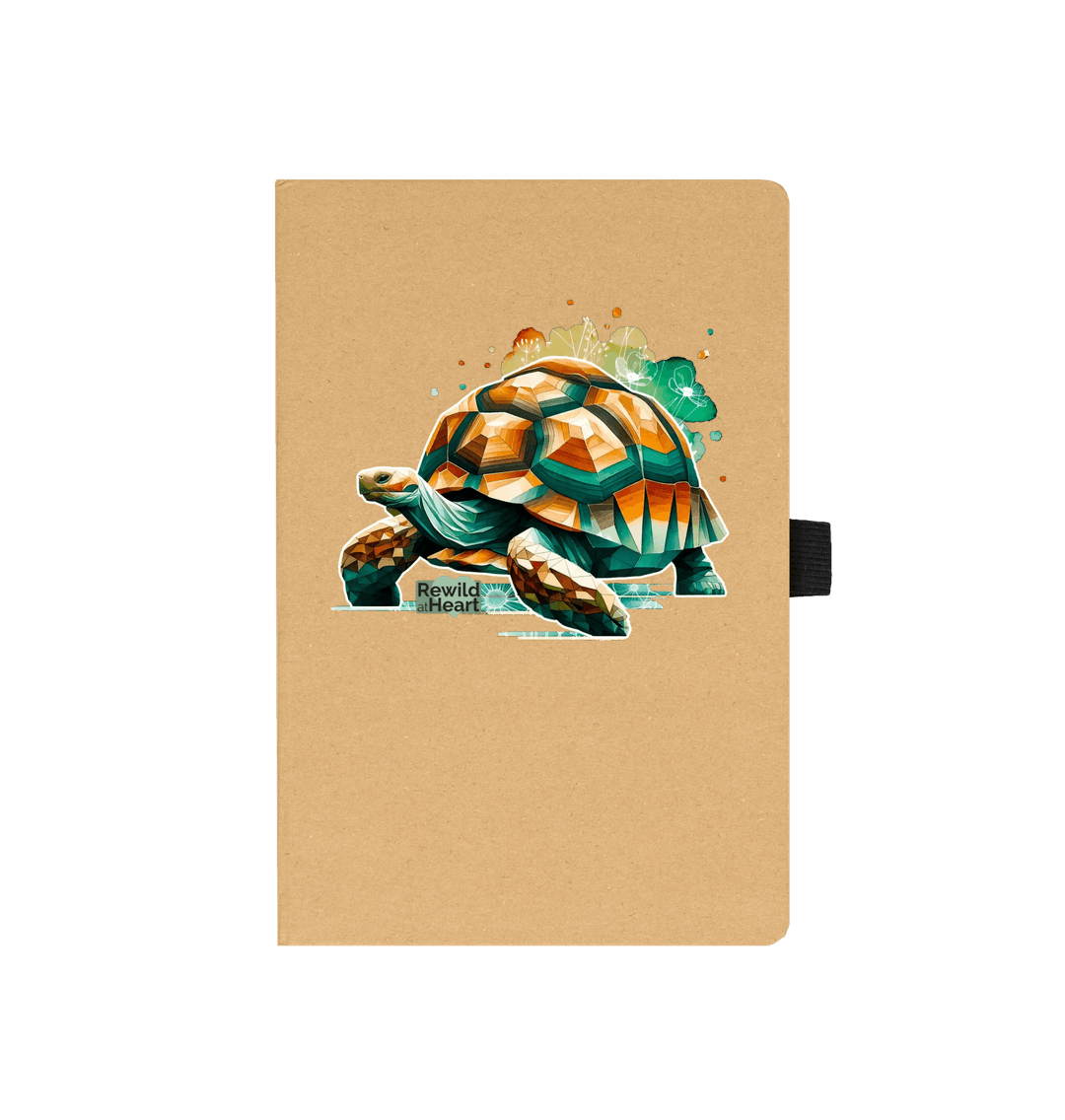 Kraft Giant Tortoise Wildflower Notepad