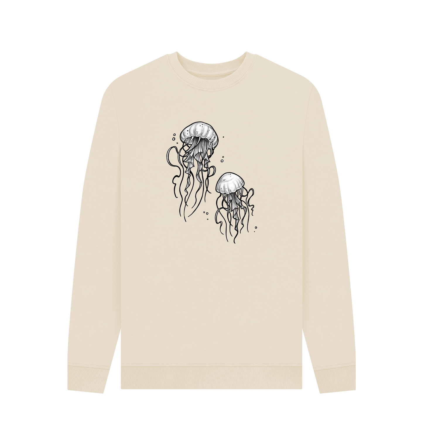 Oat Printed Sweater Front