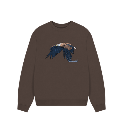 Chocolate Printed Sweater Front