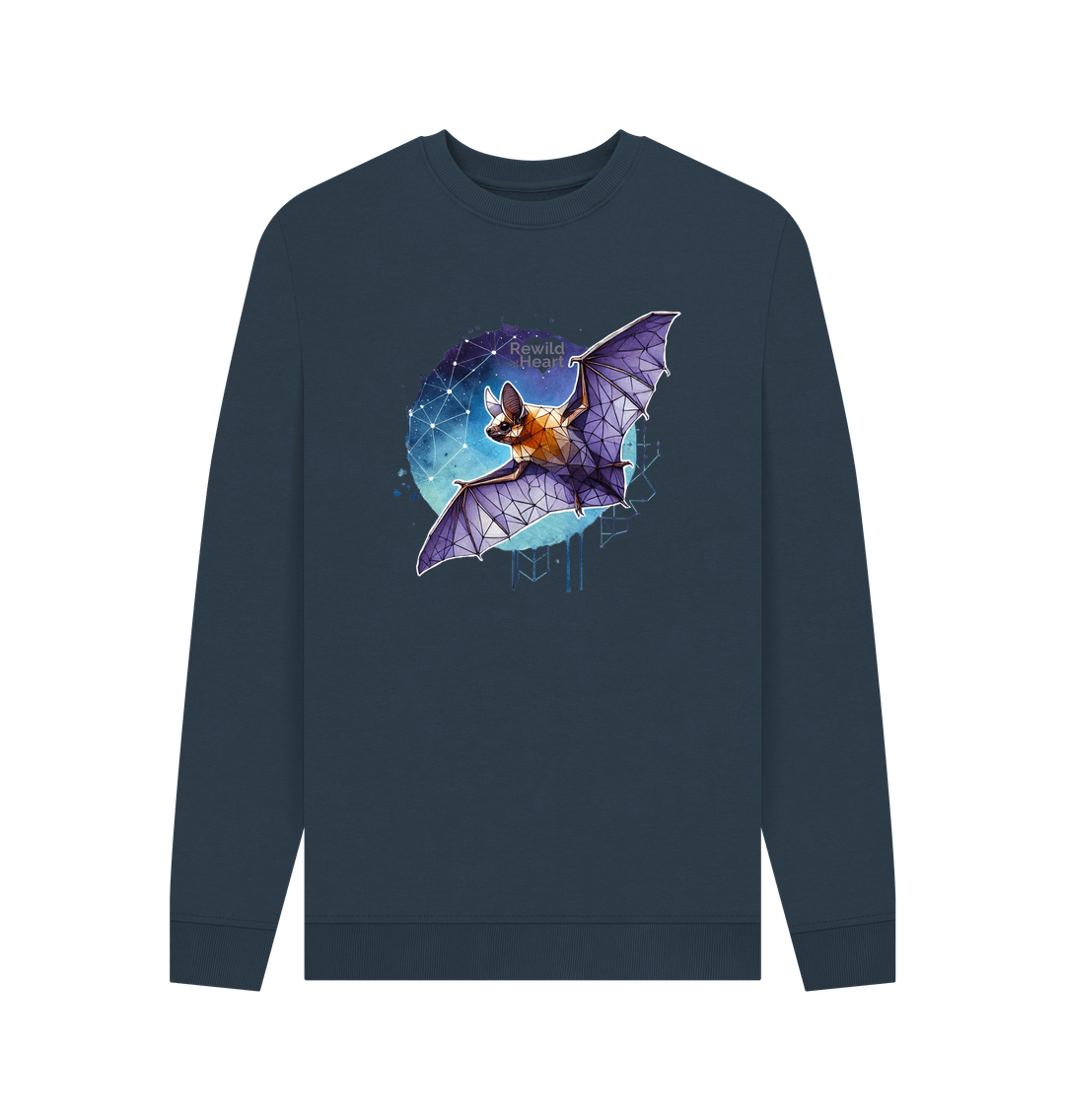 Navy Blue Bat Summer | Men's Sweater