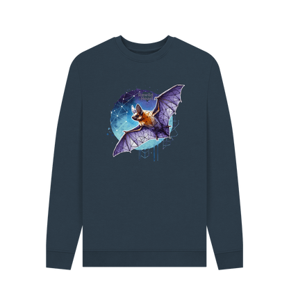 Navy Blue Bat Summer | Men's Sweater