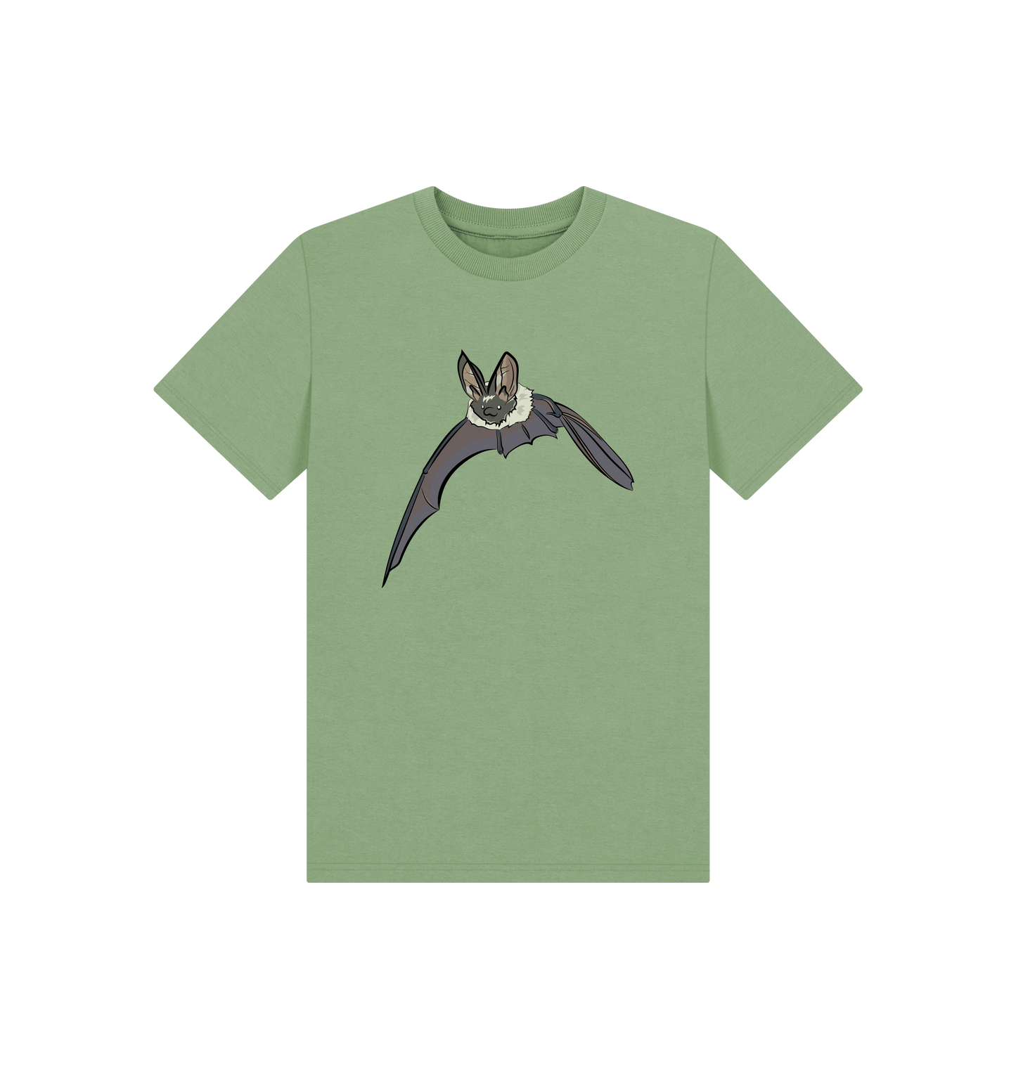 Sage Printed Kids T-Shirt Front
