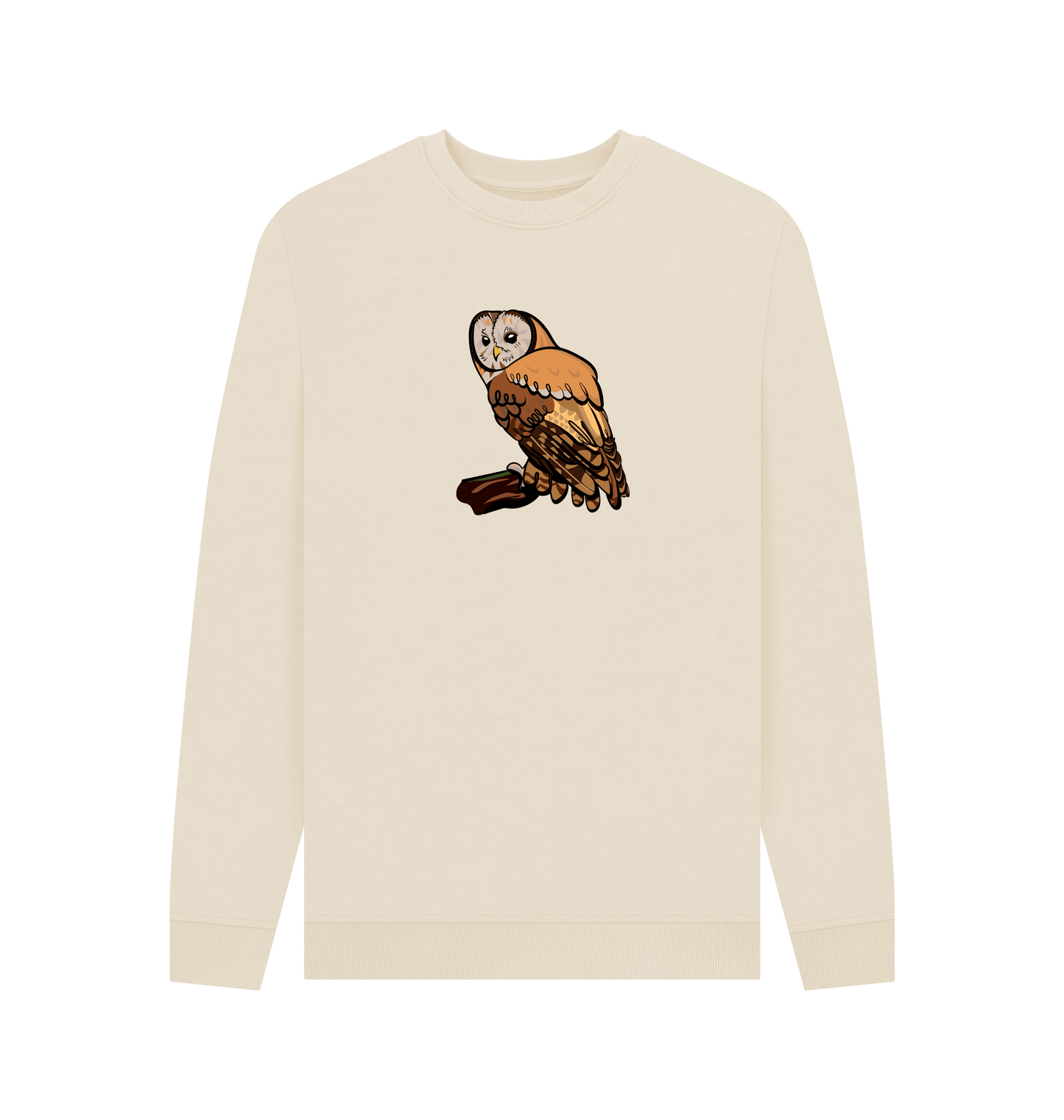 Oat Printed Sweater Front