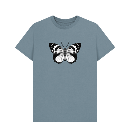 Stone Blue Printed T-shirt Front