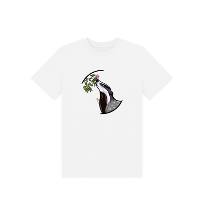 White Printed Kids T-Shirt Front