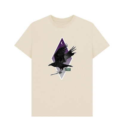 Oat Raven Moon Crescent Men's T-Shirt