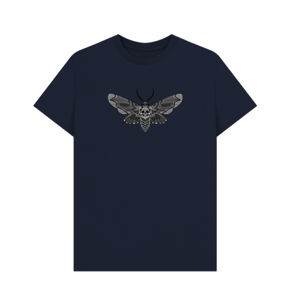 Navy Blue Printed T-shirt Front