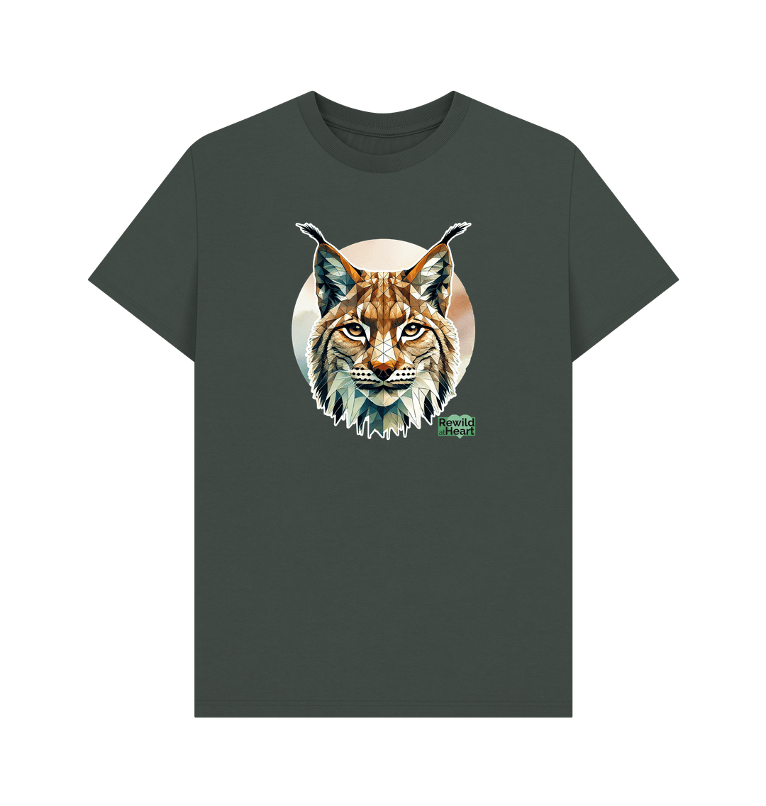 Dark Grey Primal Lynx Men's T-Shirt