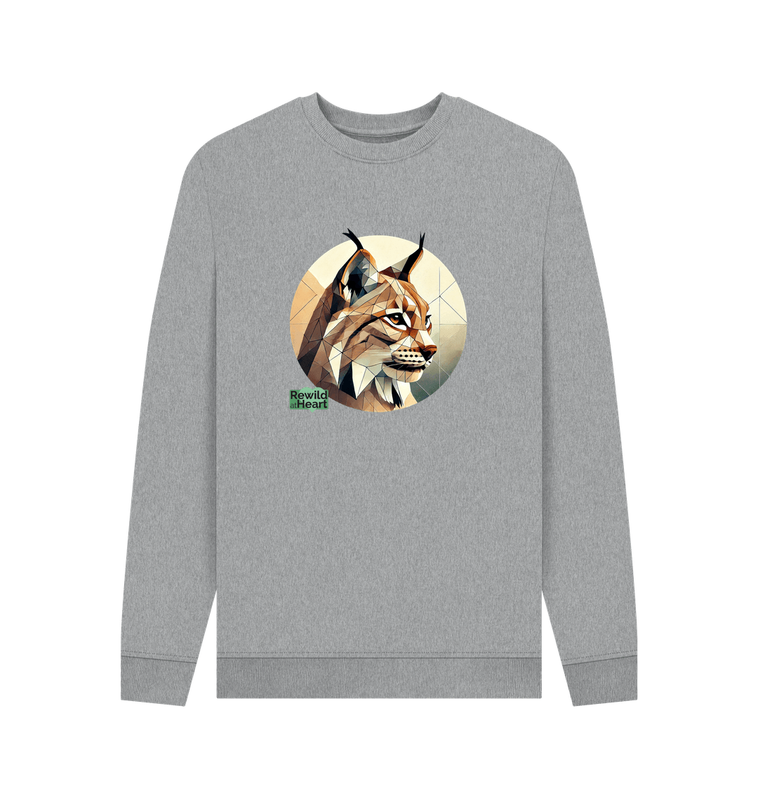 Light Heather Printed Sweater Front