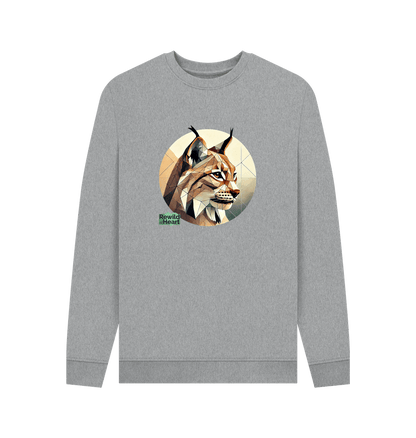 Light Heather Printed Sweater Front