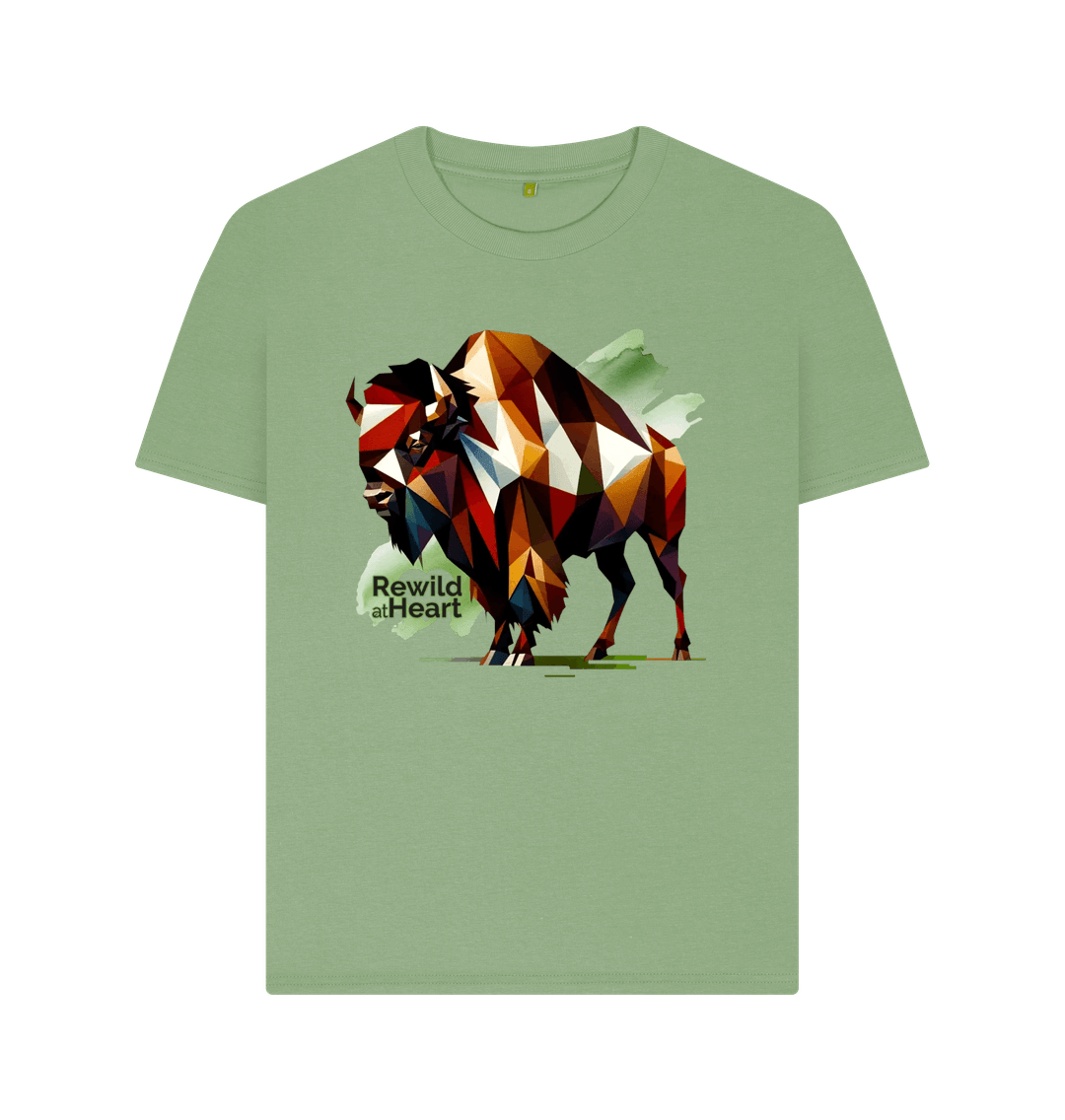 Sage European Bison | Women's Classic Tee