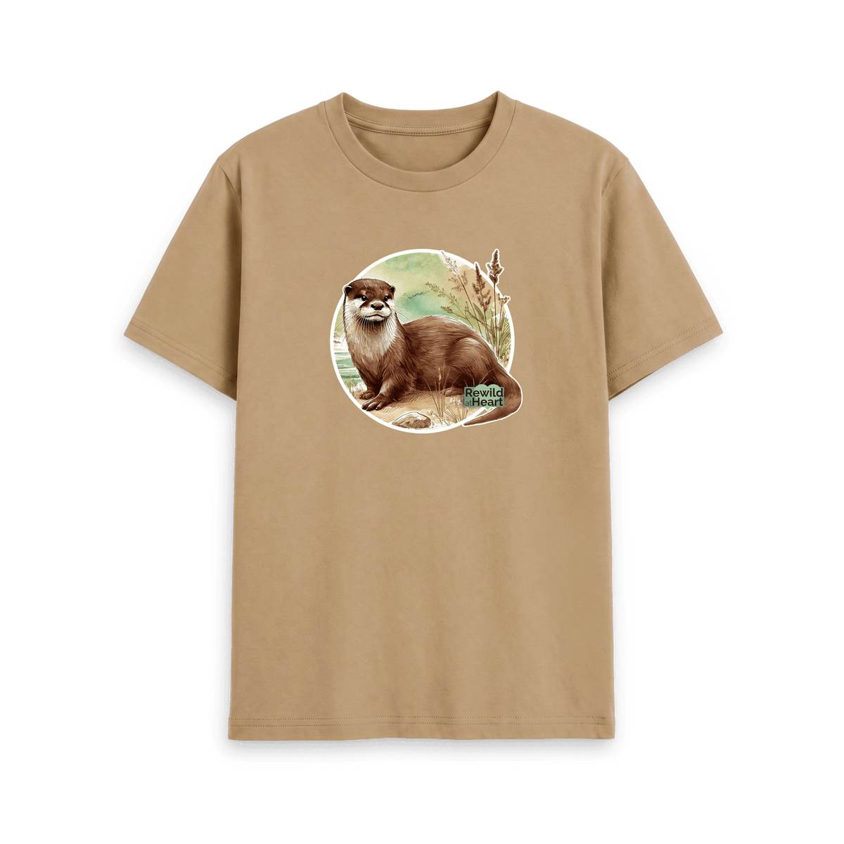 Sand Printed T-shirt Front