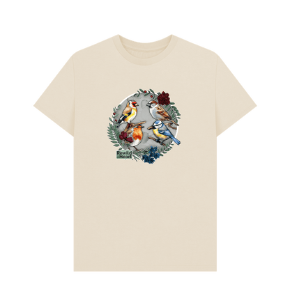 Oat British Songbird Wreath Men's T-Shirt