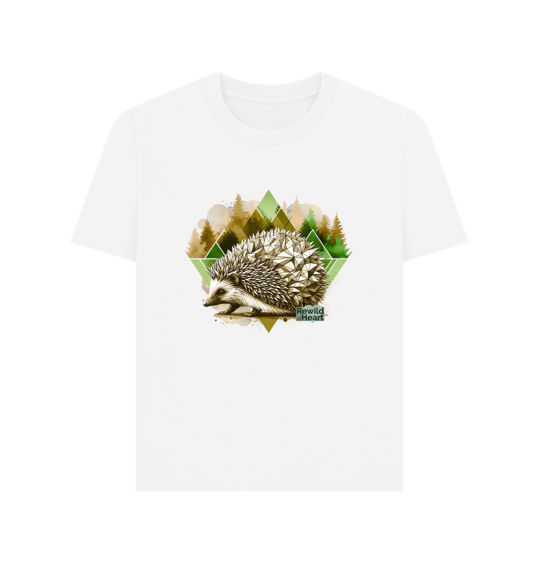 White Hedgehog Women's Classic T-Shirt