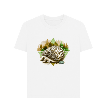 White Hedgehog Women's Classic T-Shirt