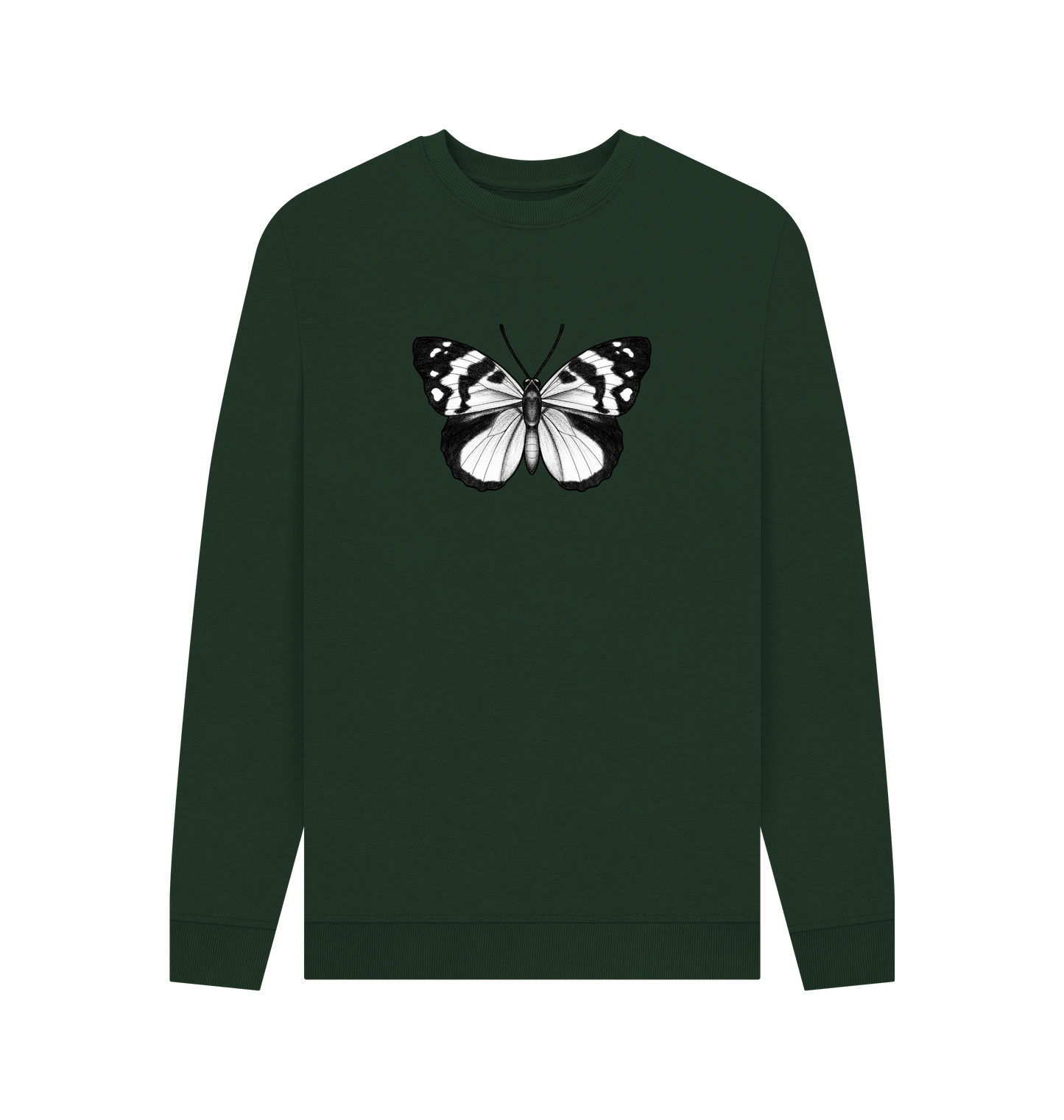 Evergreen Printed Sweater Front