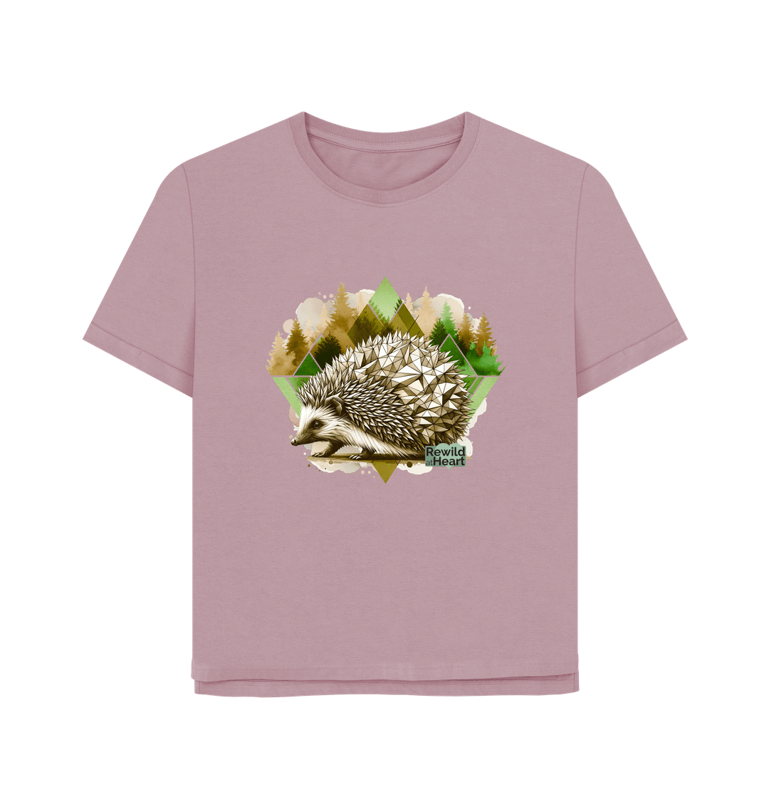 Mauve Hedgehog Women's Relaxed-Fit T-Shirt