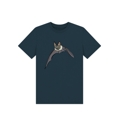 Denim Blue Printed Kids T-Shirt Front