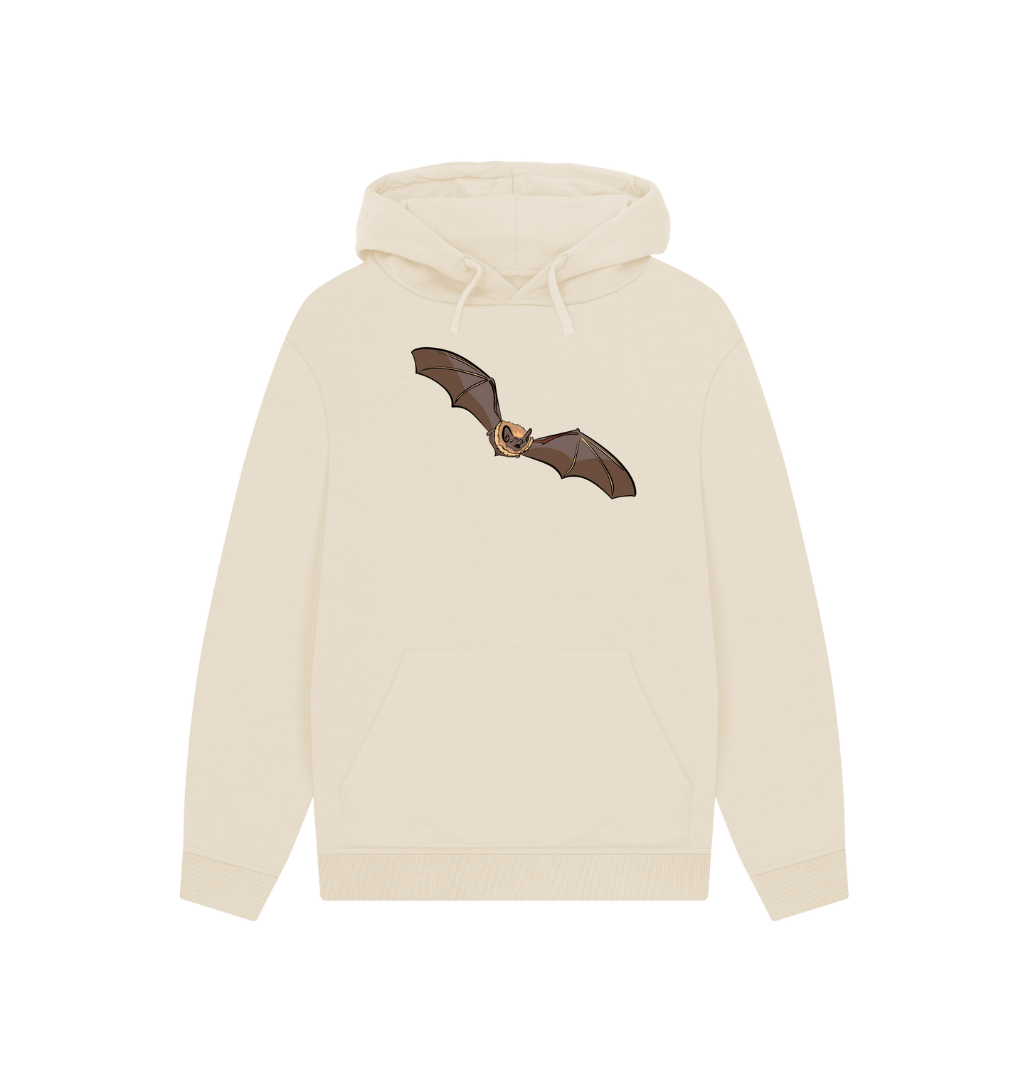 Oat Printed Hoody Front