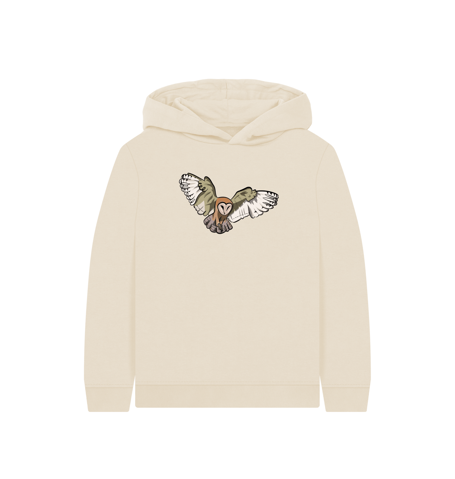 Oat Printed Kids Hoodie Front